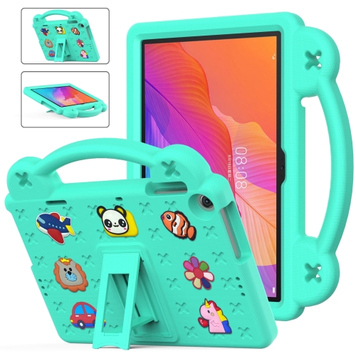 

For Huawei Enjoy Tablet 2 10.1 Handle Kickstand Children EVA Shockproof Tablet Case(Mint Green)