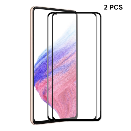 

For Samsung Galaxy A54 5G 2pcs ENKAY Hat-Prince 6D Full Glue Tempered Glass Full Film