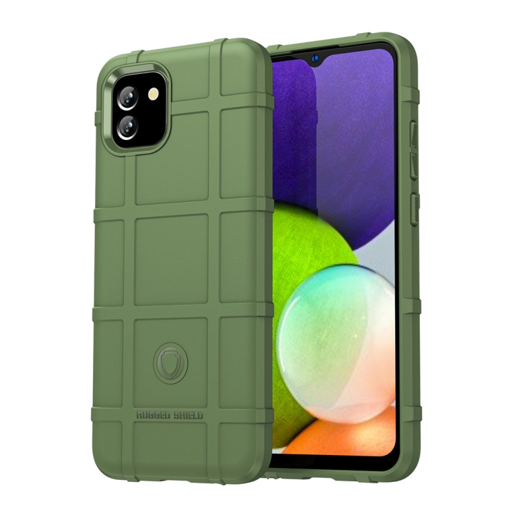 

For Samsung Galaxy F04 Full Coverage Shockproof TPU Case(Green)