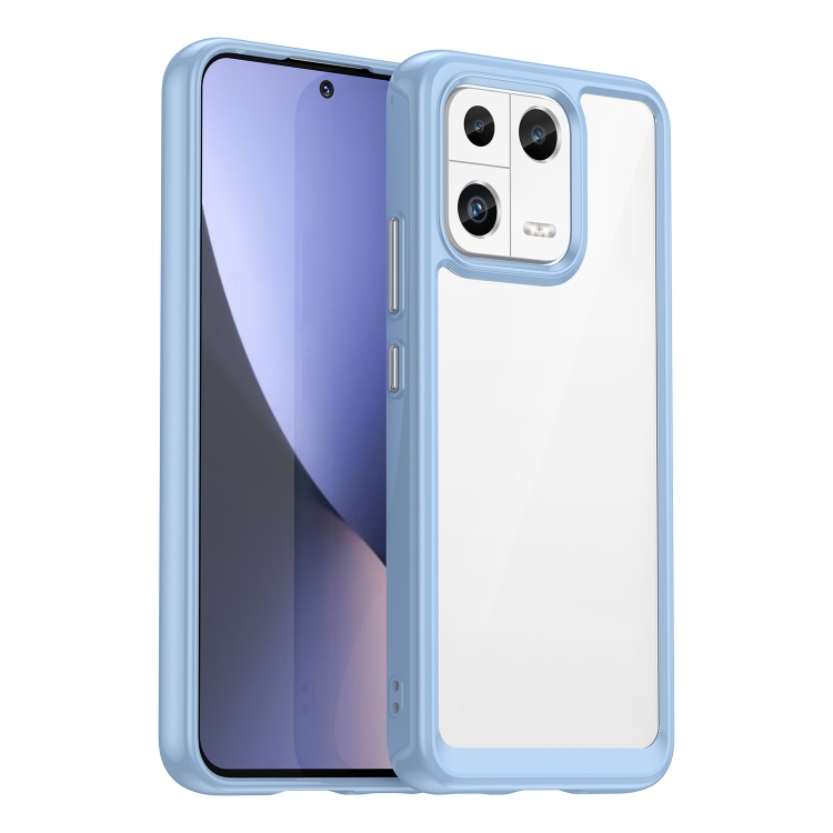

For Xiaomi 13 Colorful Series Acrylic + TPU Phone Case(Blue)