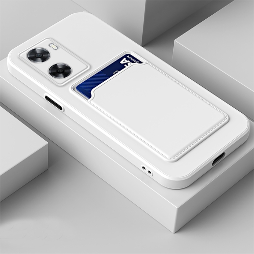 

For vivo V25 5G / V25E 4G Skin Feel Card TPU Contrast Color Button Phone Case(White)