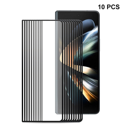 

10pcs For Samsung Galaxy Z Fold4 5G ENKAY Hat-Prince Full Glue 0.26mm 9H 2.5D Tempered Glass Full Film