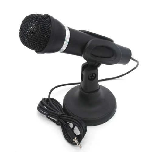 

K-307 3.5mm Home Stereo MIC Computer Desktop Chatting Gaming Microphone with Stand
