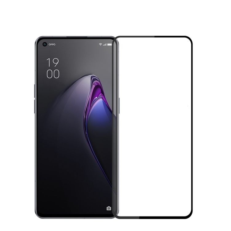 

For OPPO Reno8 T 4G PINWUYO 9H 2.5D Full Screen Tempered Glass Film(Black)