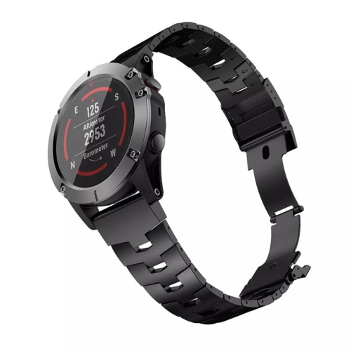 

For Amazfit Falcon 22mm Titanium Alloy Watch Band(Black)