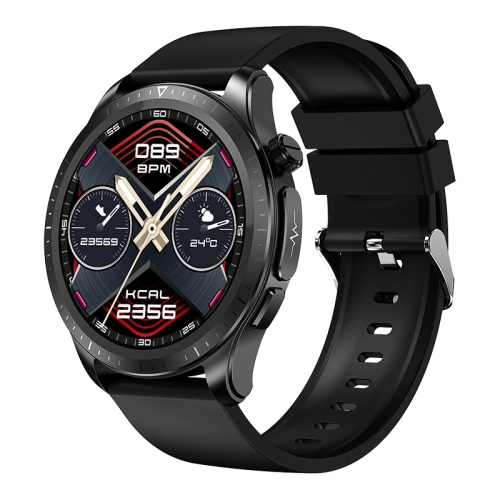 

E420 1.39 inch Color Screen Smart Watch,Silicone Strap,Support Heart Rate Monitoring / Blood Pressure Monitoring(Black)