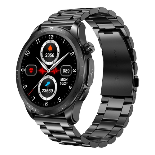 

E420 1.39 inch Color Screen Smart Watch,Steel Strap,Support Heart Rate Monitoring / Blood Pressure Monitoring(Black)