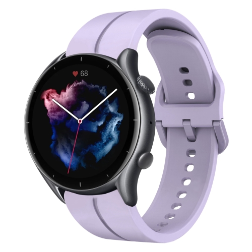 Correa de reloj inteligente para Amazfit GTR 3 Loop de silicona 22 mm  (púrpura)