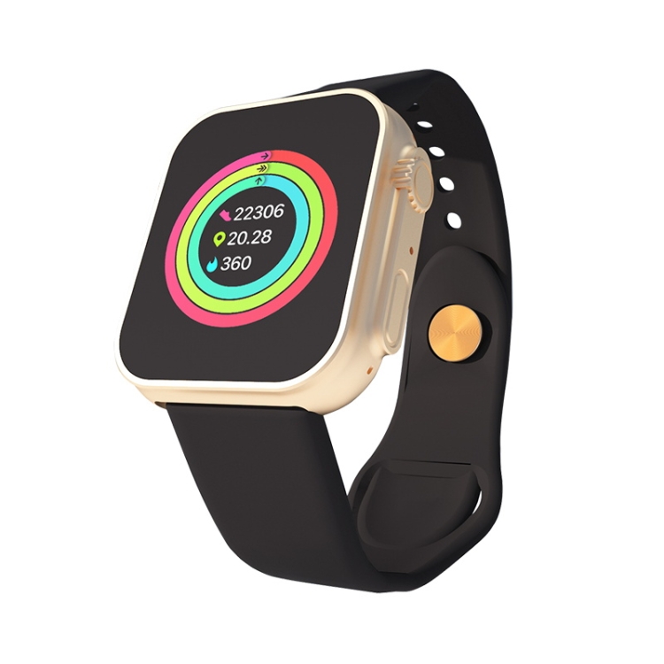 

D20 Ultra 1.44 inch Color Screen Smart Watch,Support Heart Rate Monitoring / Blood Pressure Monitoring(Gold Black)