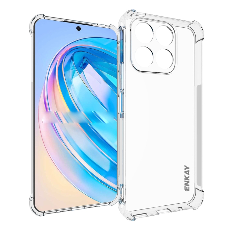 

For Honor X8A 4G Global ENKAY Hat-Prince Clear TPU Shockproof Phone Case