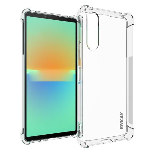 

For Sony Xperia 10 V ENKAY Hat-Prince Clear TPU Shockproof Phone Case