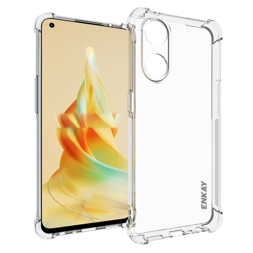 

For OPPO Reno8 T 4G Global ENKAY Hat-Prince Clear TPU Shockproof Phone Case