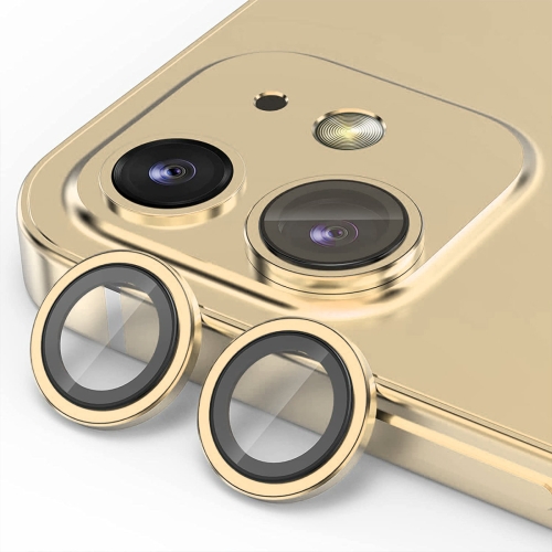 

For iPhone 12 / 12 mini ENKAY AR Anti-reflection Camera Lens Glass Full Film(Golden)