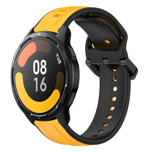 Para Xiaomi Watch S1 Active 22 mm Convex Loop Correa de reloj de silicona  de dos