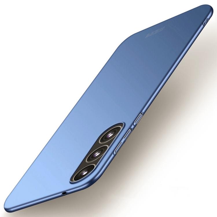 

For Samsung Galaxy S25 Edge 5G MOFI Frosted PC Ultra-thin Hard Phone Case(Blue)