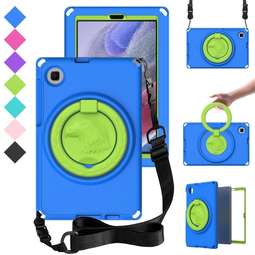 

For Samsung Galaxy Tab A7 Lite T220/T225 2020 EVA Hybrid PC Shockproof Tablet Case with Frame(Blue)