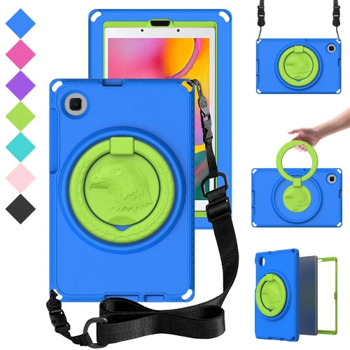 

For Samsung Galaxy Tab A 8.0 T290/T295 2019 EVA PC Shockproof Tablet Case with Frame(Blue)