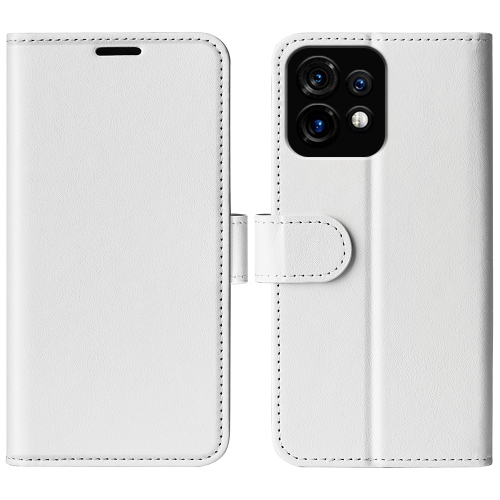 

For Motolora Moto X40 R64 Texture Horizontal Flip Leather Phone Case(White)