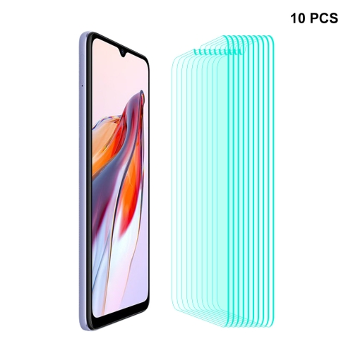 

For Xiaomi Poco C50 10pcs ENKAY Hat-Prince 0.26mm 9H 2.5D High Aluminum-silicon Tempered Glass Film