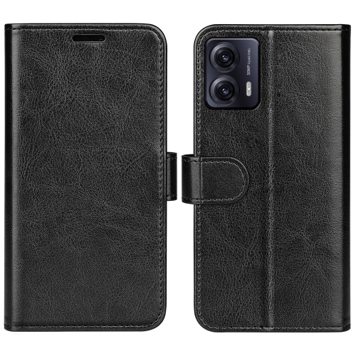 

For Motolora Moto G53 5G R64 Texture Horizontal Flip Leather Phone Case(Black)