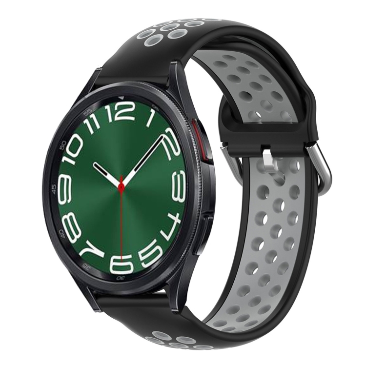For Samsung Galaxy Watch Classic 47mm 20mm Perforated Breathable