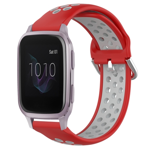 Bracelet en Siliconen - Gris, adapté pour Garmin Vivoactive 3, Venu 2 Plus,  Venu SQ