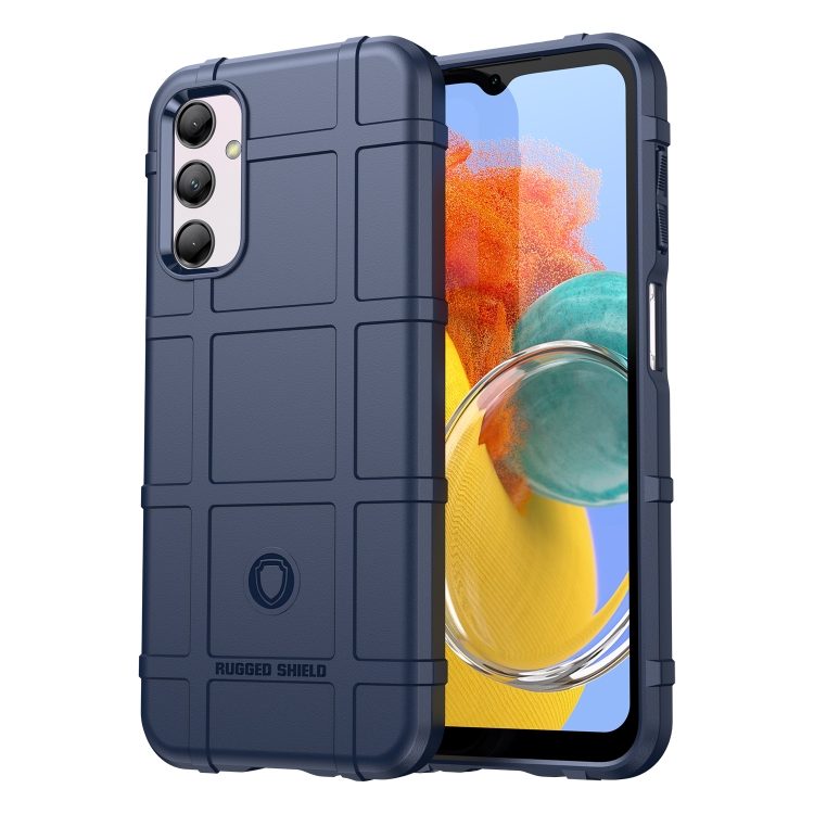 

For Samsung Galaxy M14 5G Full Coverage Shockproof TPU Case(Blue)