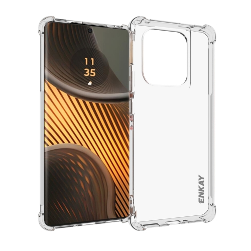 For Motorola Edge 50 Ultra ENKAY Hat-Prince Transparent TPU Shockproof Phone Case 1pcs width 200mm 300mm t2 copper belt pure red copper thick 0 02mm 1 0mm ultra thin copper foil copper roll thin plate