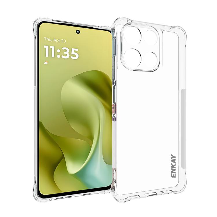 

For Motorola Moto G86 Power 5G ENKAY Hat-Prince Transparent TPU Shockproof Phone Case