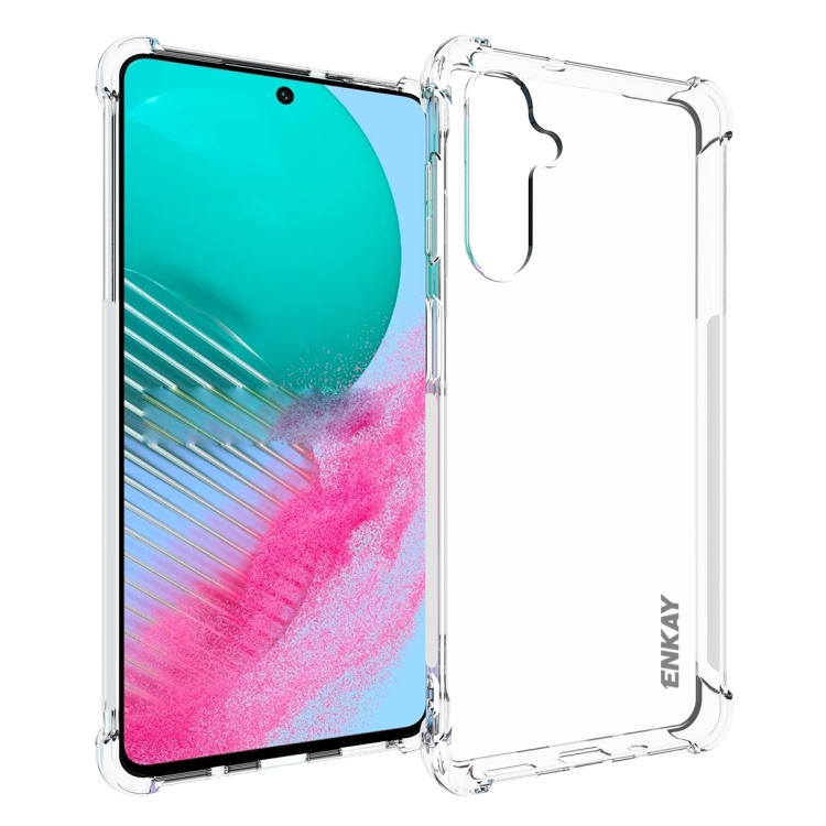 

For Samsung Galaxy M54 5G ENKAY Clear TPU Shockproof Anti-slip Phone Case