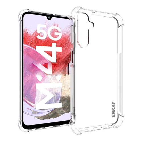 

For Samsung Galaxy M34 5G ENKAY Clear TPU Shockproof Anti-slip Phone Case