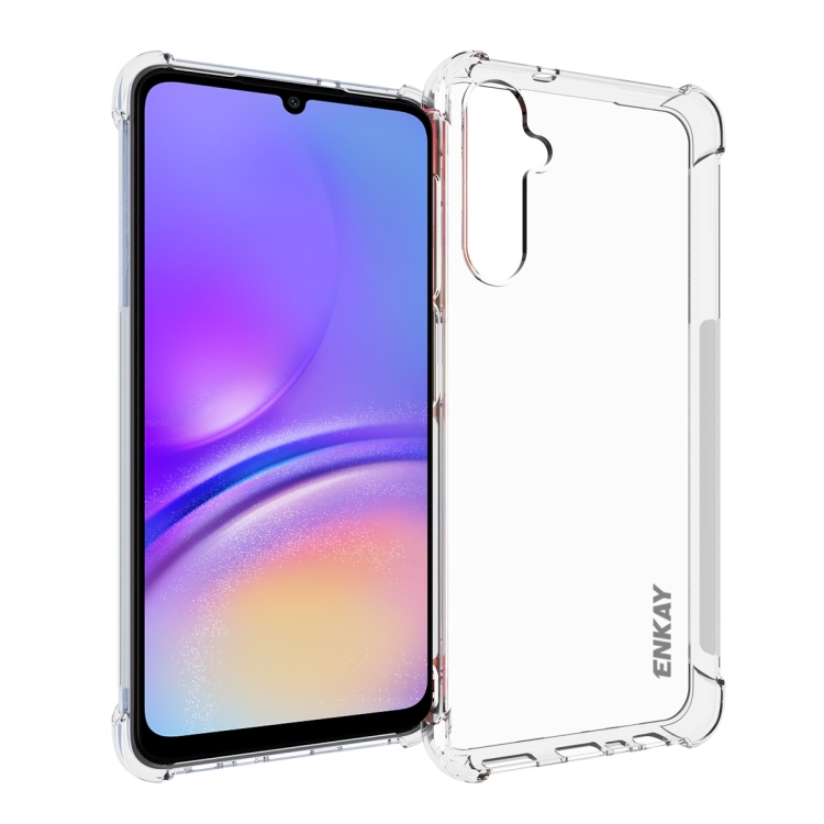 

For Samsung Galaxy A05 ENKAY Clear TPU Shockproof Anti-slip Phone Case