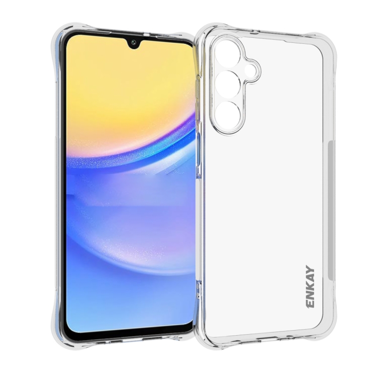 

For Samsung Galaxy A16 5G ENKAY Clear TPU Shockproof Anti-slip Phone Case