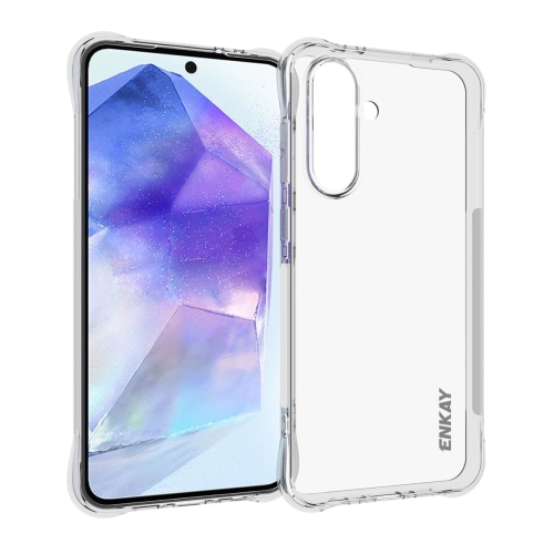 

For Samsung Galaxy A56 5G ENKAY Clear TPU Shockproof Anti-slip Phone Case