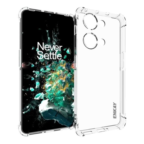 

For OnePlus Ace 2V 5G ENKAY Clear TPU Shockproof Anti-slip Phone Case