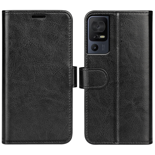 

For TCL 40 SE R64 Texture Horizontal Flip Leather Phone Case(Black)