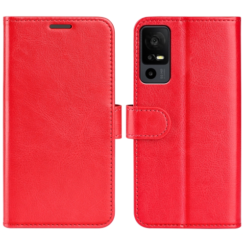 

For TCL 40R R64 Texture Horizontal Flip Leather Phone Case(Red)