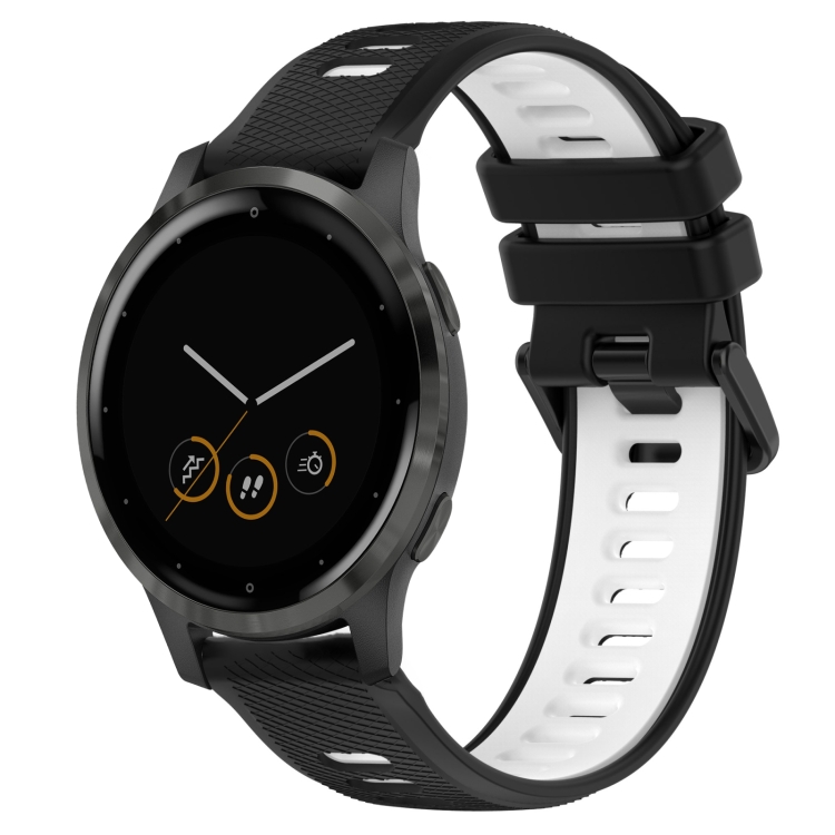 Magnetisches Geflochtenes Uhrenarmband Für Garmin – Kompatibel Mit Venu 3S/Vivoactive 4S, 18 Mm, Nylon, Verstellbar