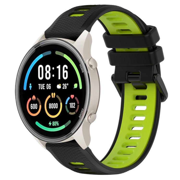 For Xiaomi MI Watch Sport 22mm Sports Two-Color Silicone Watch