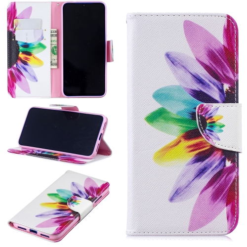 

Colored Drawing Pattern Horizontal Flip Leather Case for Xiaomi Redmi Note7,with Holder & Card Slots & Wallet(Sunflower)