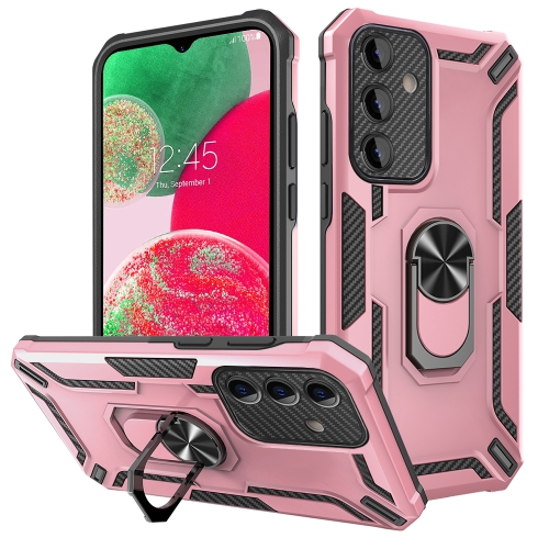 

For Samsung Galaxy A54 5G Warship Armor 2 in 1 Shockproof Phone Case(Rose Gold)