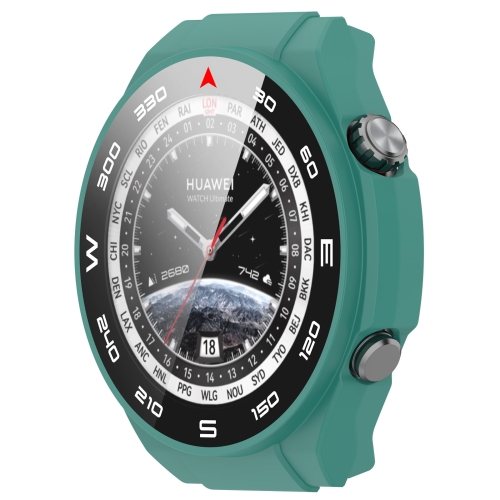 

For Huawei Watch Ultimate PC+ Toughened Film Integrated Watch Protective Case(Green)