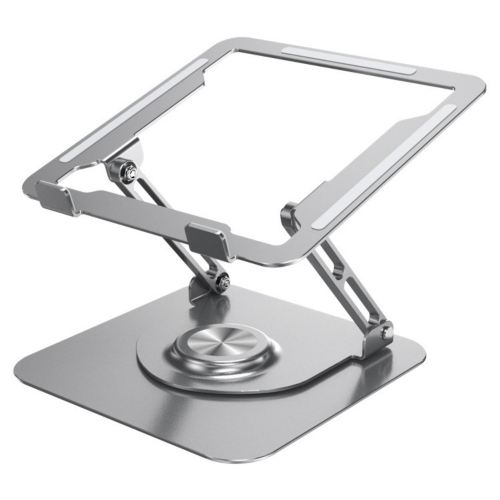 

D147 Foldable 360 Degree Rotating Laptop Lifting Bracket Aluminum Alloy Notebook Desktop Stand(Silver)