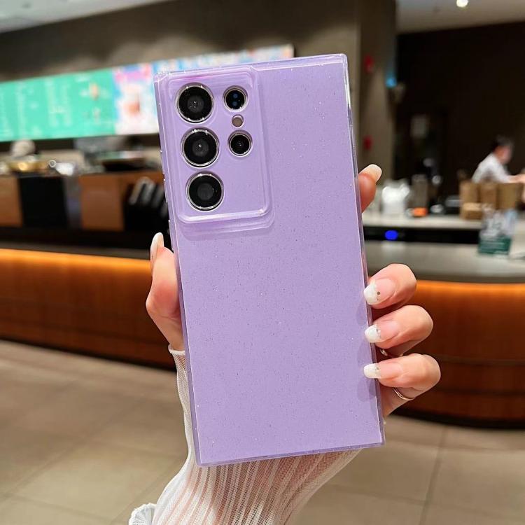 Samsung Galaxy S25 Ultra 5G用 ゼリーグリッター ソリッドカラー TPU