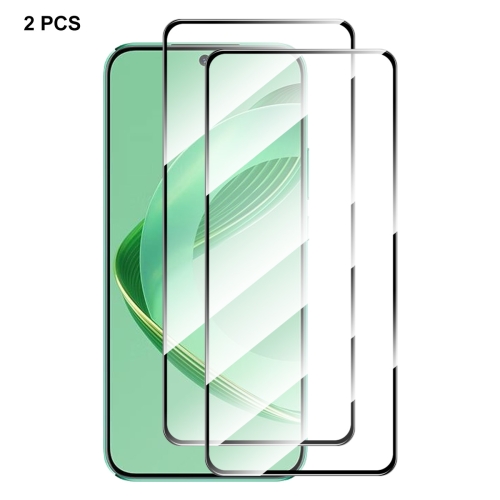 

For Huawei Nova 11 2pcs ENKAY 0.26mm 9H 2.5D Full Glue High Aluminum-silicon Tempered Film