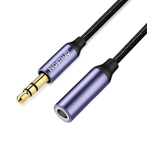

NORTHJO MTF0301 3 Pole 3.5mm Male to Female Stereo Audio Extension Adapter AUX Cable, Length:1m