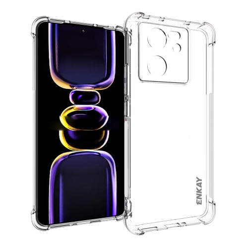 

For Redmi K60 Ultra ENKAY Hat-Prince Transparent TPU Shockproof Phone Case