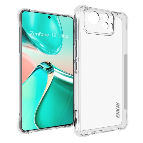 

For Asus Zenfone 12 Ultra 5G ENKAY Hat-Prince Transparent TPU Shockproof Phone Case