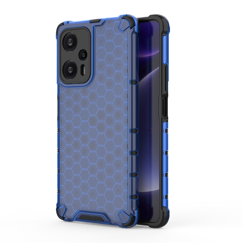 

For Xiaomi Redmi Note 12S 4G Shockproof Honeycomb Phone Case(Blue)