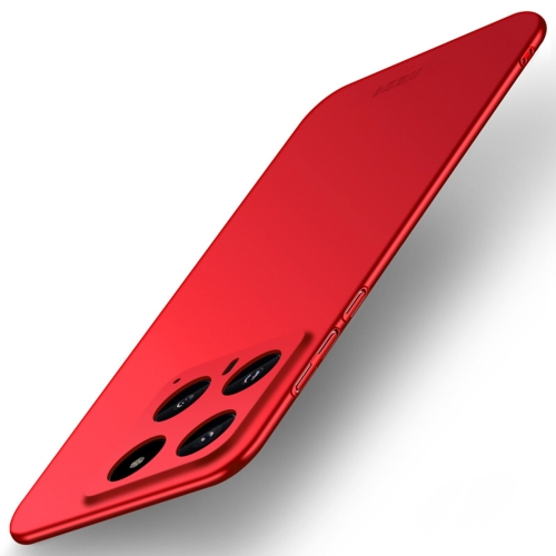 

For Xiaomi 14 MOFI Micro-Frosted PC Ultra-thin Hard Phone Case(Red)